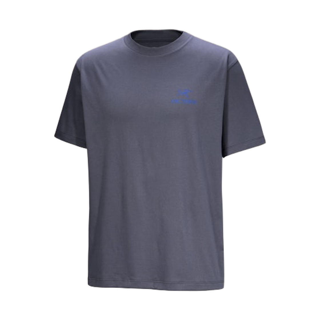아크테릭스 크래그 SL 코튼 버드 워드 SS 티셔츠 Dk 스트라터스 플루이디티(Arc'teryx Kragg SL Cotton Bird Word SS T-Shirt Dk Stratus Fluidity) - 1