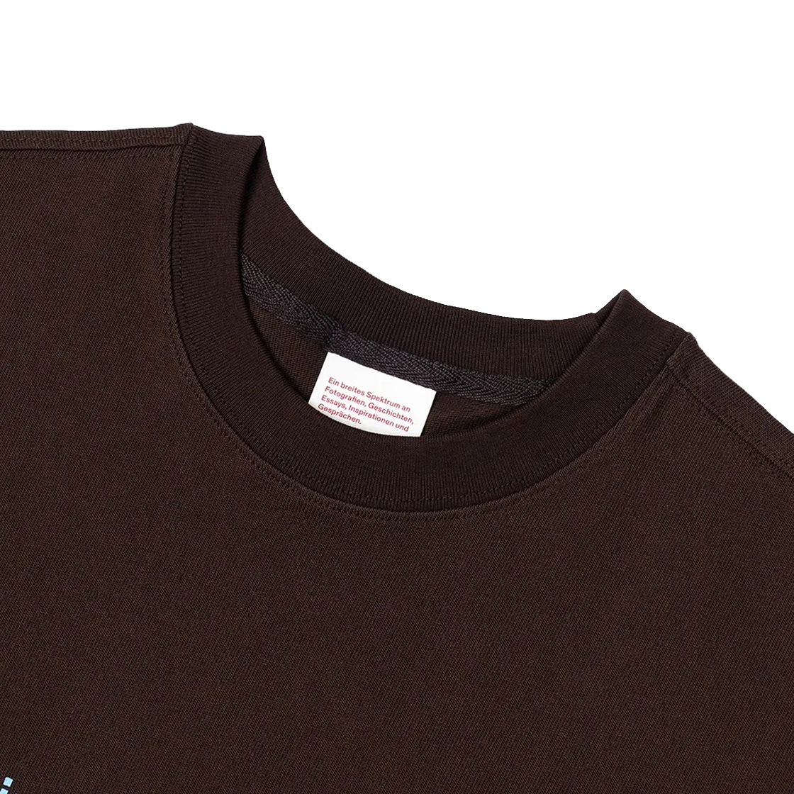 베를린 포토북 디스트리뷰션 002 비에프브이 센터 로고 티 브라운(Berlin Photobook Distribution 002 BFV Center Logo Tee Brown) - 4