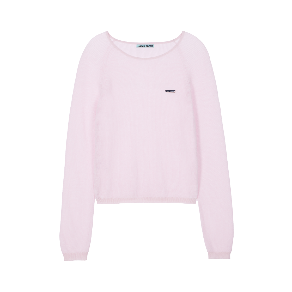 로제프란츠 보트넥 시스루 베이직 니트 핑크(Rosefrantz Boatneck Sheer Basic Knit [Pink]) - 1