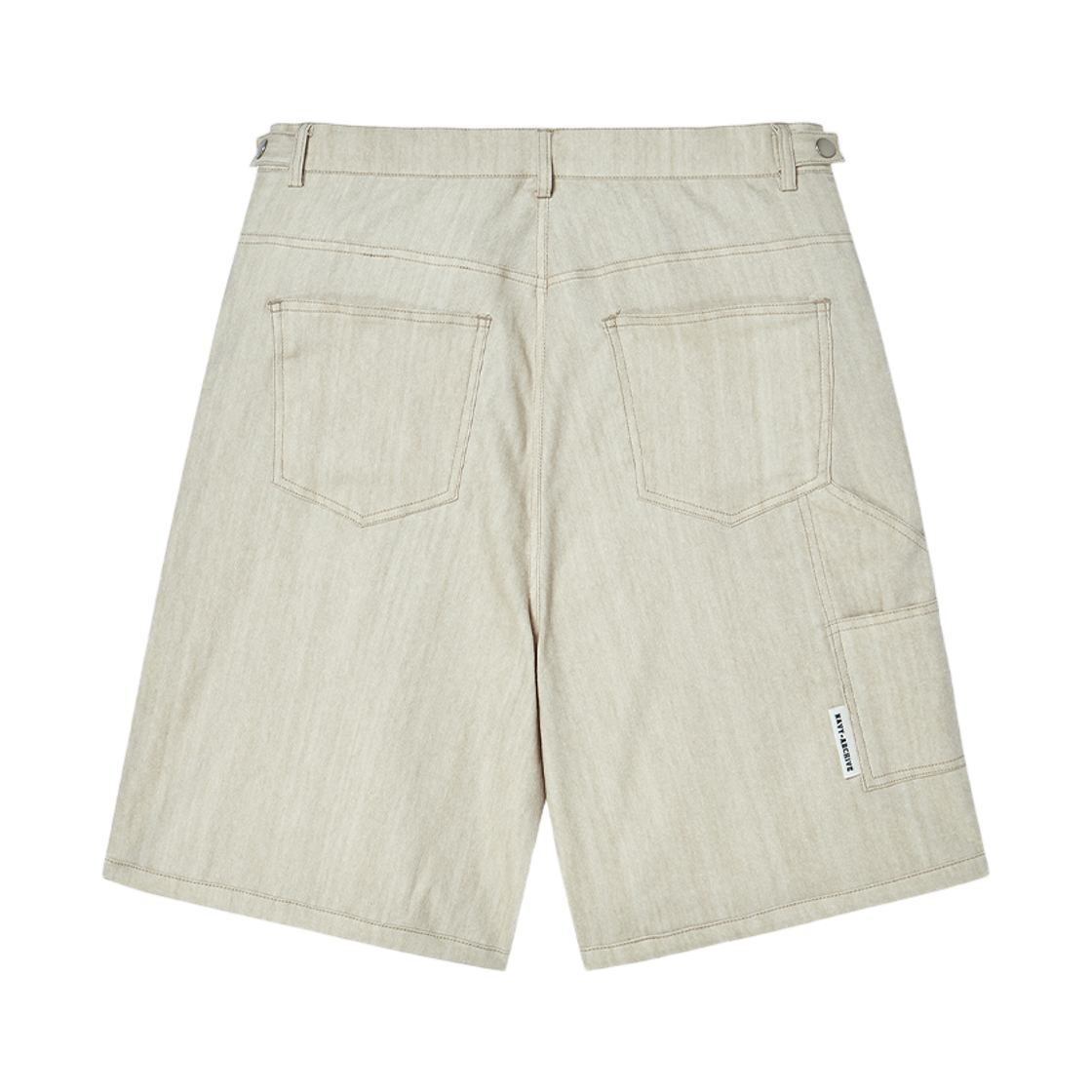 엔 아카이브 코팅 텍스처 디테일 카펜터 팬츠 베이지(N ARCHIVE Coating Texture Detail Carpenter Pants Beige) - 2
