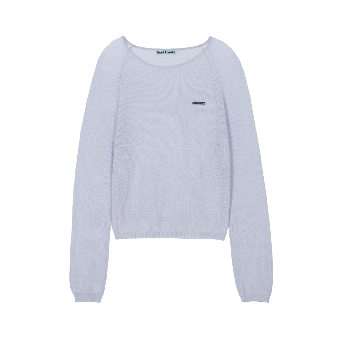 RS26SKN102SBL Rosefrantz Boatneck Sheer Basic Knit [Sky Blue]
