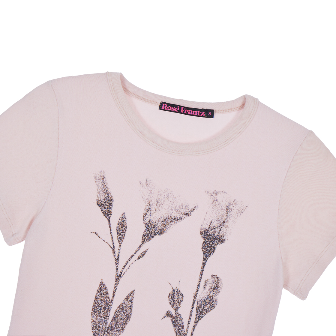 로제프란츠플로럴 스케치 그래픽 티셔츠 핑크(Rosefrantz Floral Sketch Graphic T-shirt [Pink]) - 2