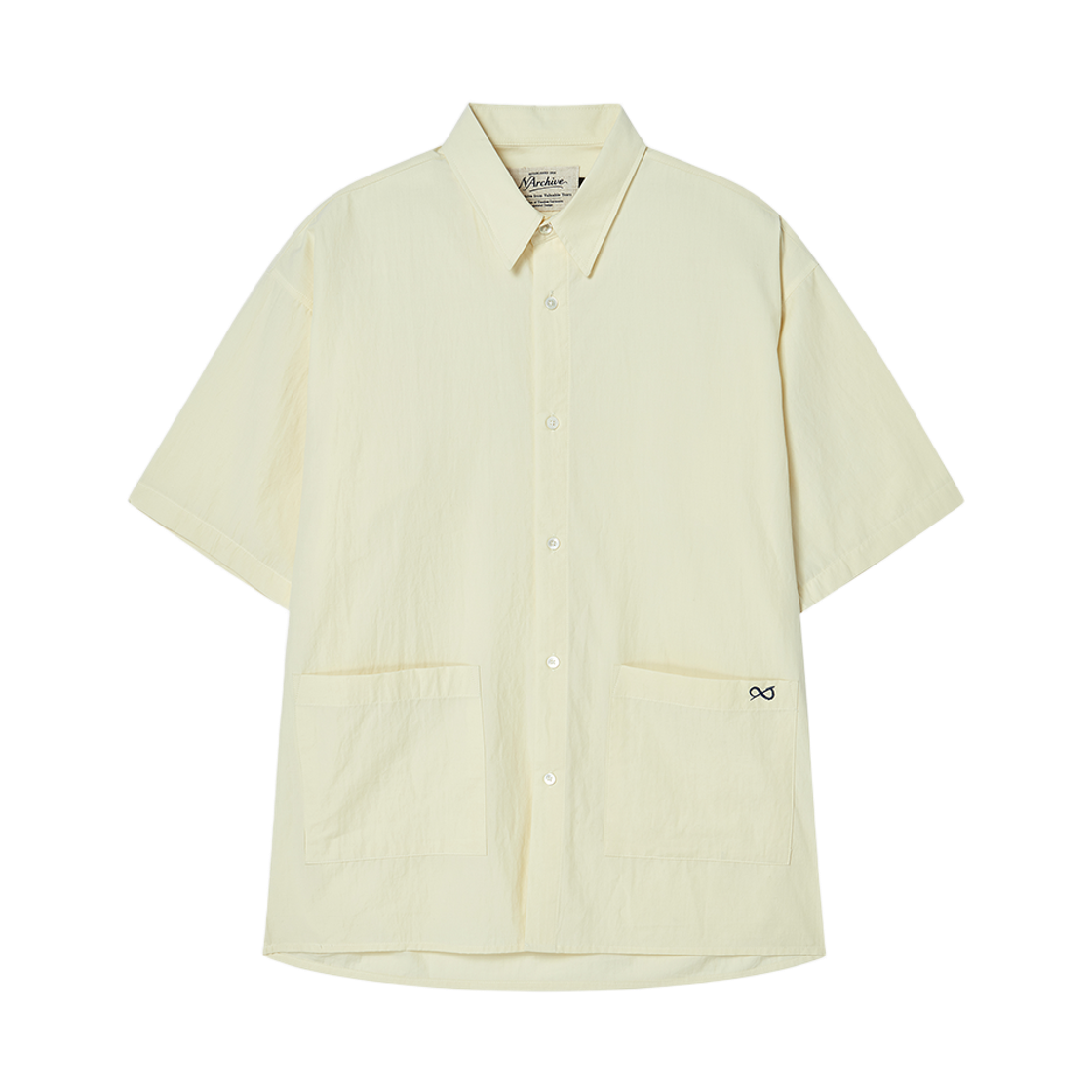 엔 아카이브 럭스 페브릭 포켓 셔츠 버터(N ARCHIVE Lux Fabric Pocket Shirts Butter)