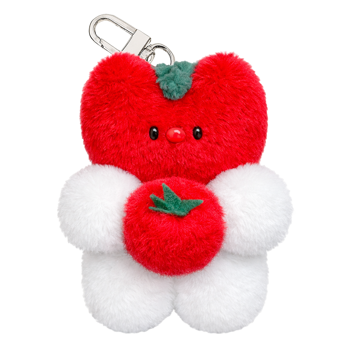 찌콩상점 핸드메이드 토마토 고앵 키링(ZZICONG STORE Handmade Churu Tomato Cat Keyring)