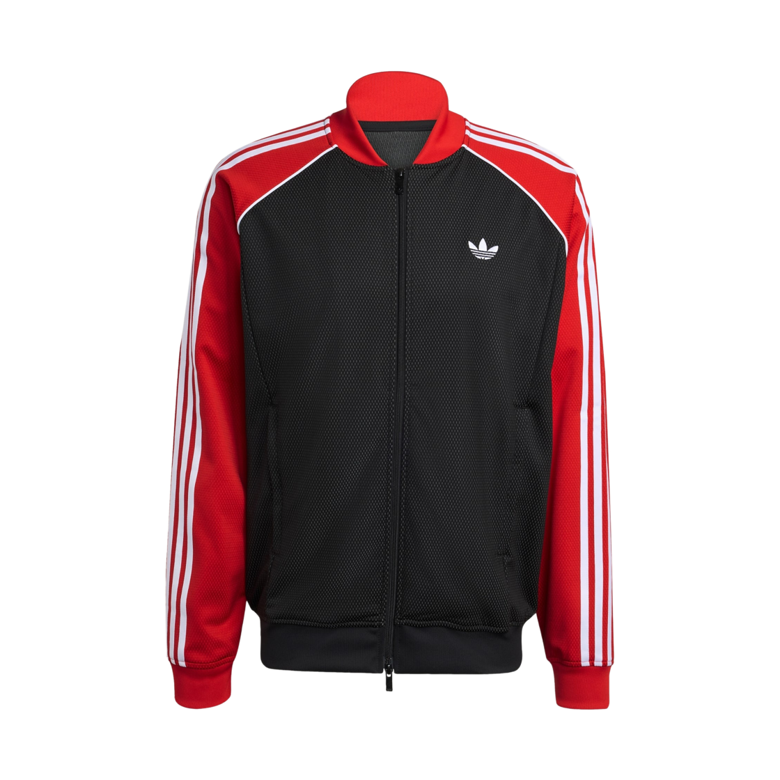 KE0115 Adidas SST Loose Mesh Track Top Black - US Sizing