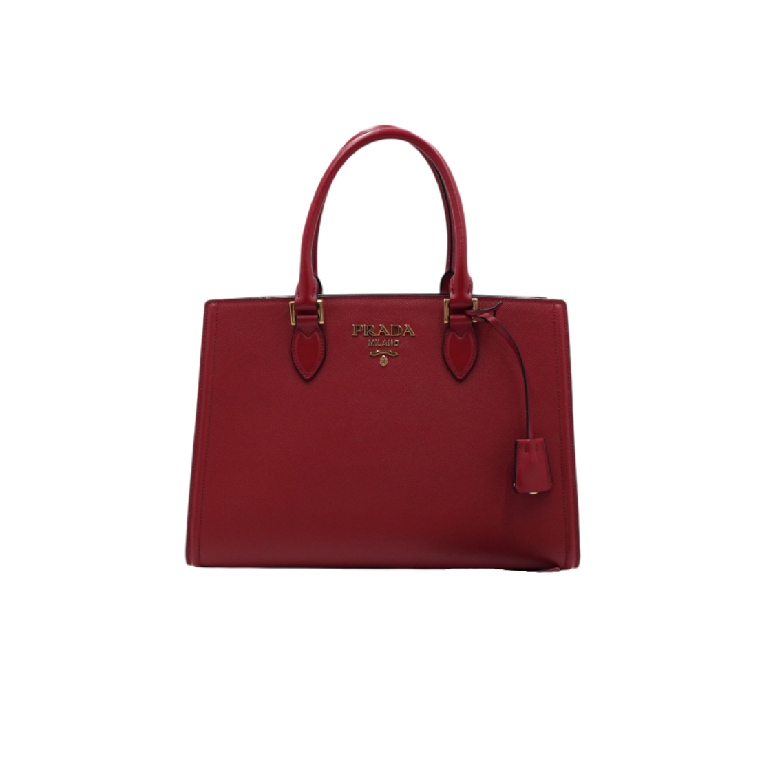 프라다 1BA228 레드 사피아노 금장로고 토트백 겸 숄더백aa63885(Prada Red Saffiano Gold Logo Tote & Shoulder Bag 1BA228)