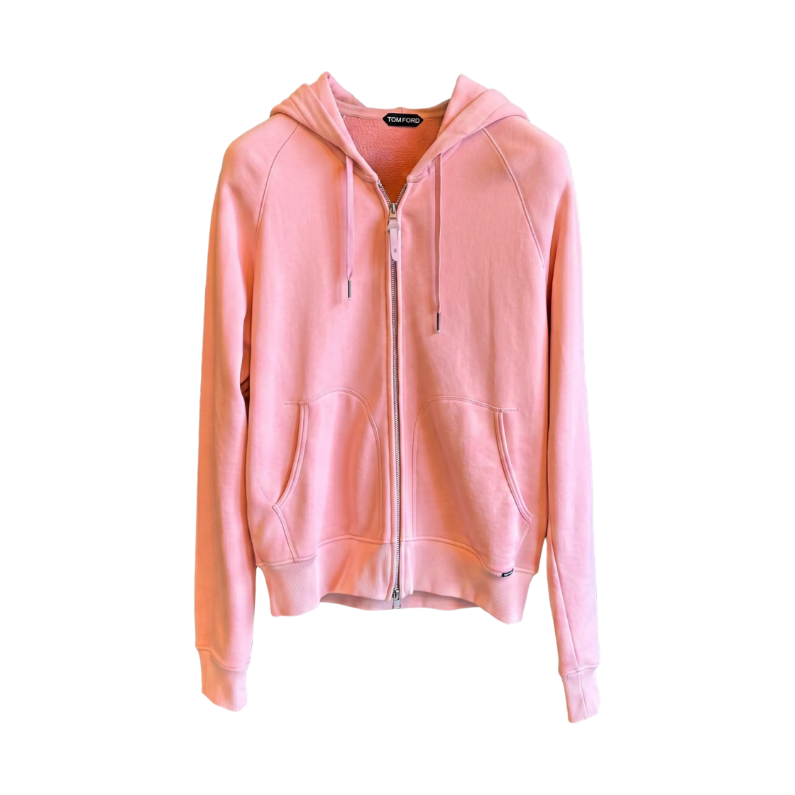 톰포드 코튼 후드 집업 핑크(Tom Ford Cotton Hooded Zip-Up Pink)