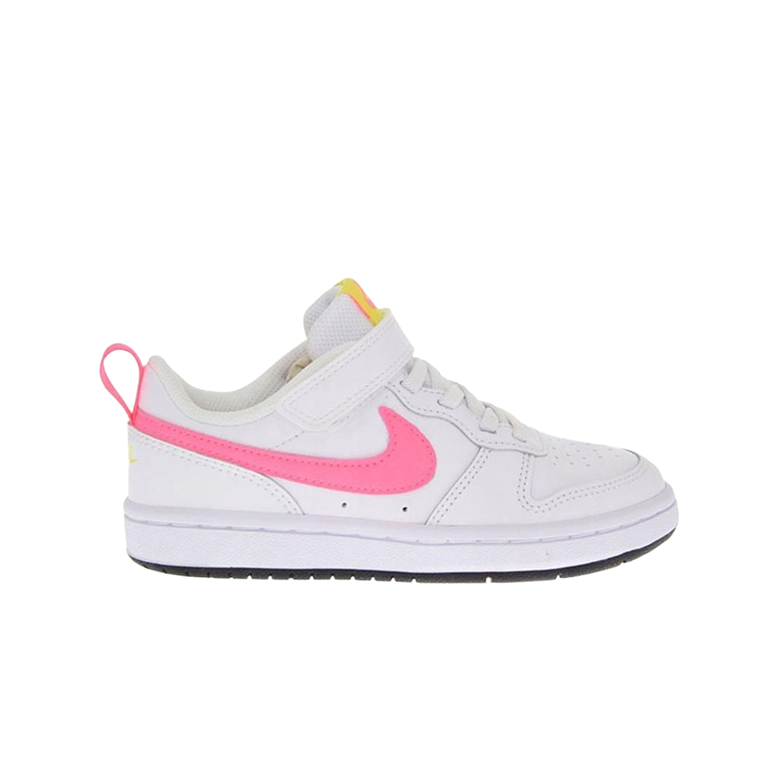 BQ5451-108 (PS) Nike Court Borough Low 2 White Sunset Pulse