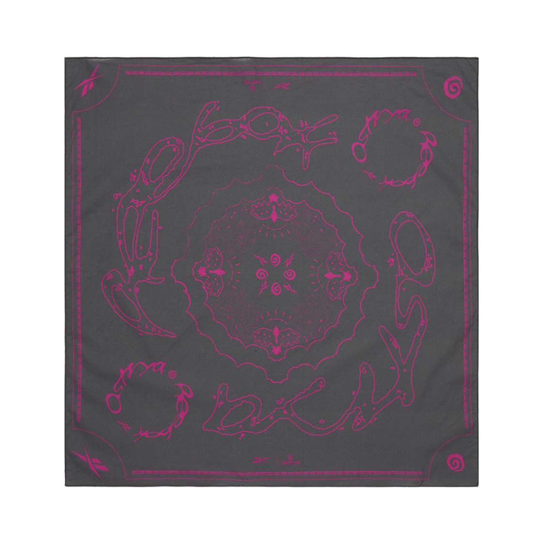 오스트리야 x 리복 퍼포먼스 반다나 차콜(OSTRYA x Reebok Performance Bandana Charcoal)