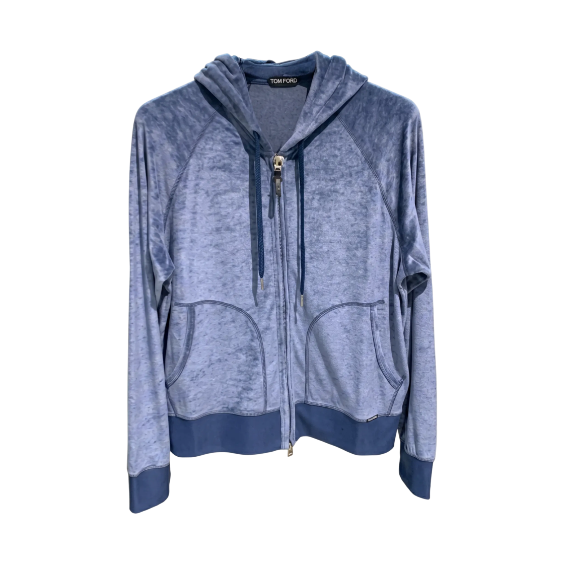 톰포드 후드 집업 스카이(Tom Ford Hooded Zip-Up Sky)