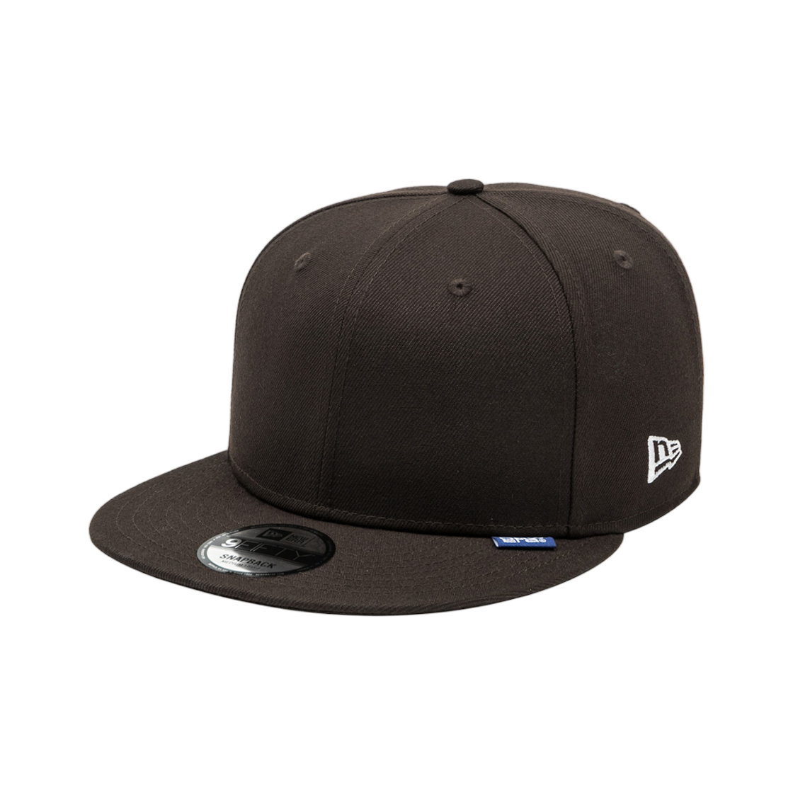 14741442 New Era Essential Blank Primary Logo Snapback Brown Suede