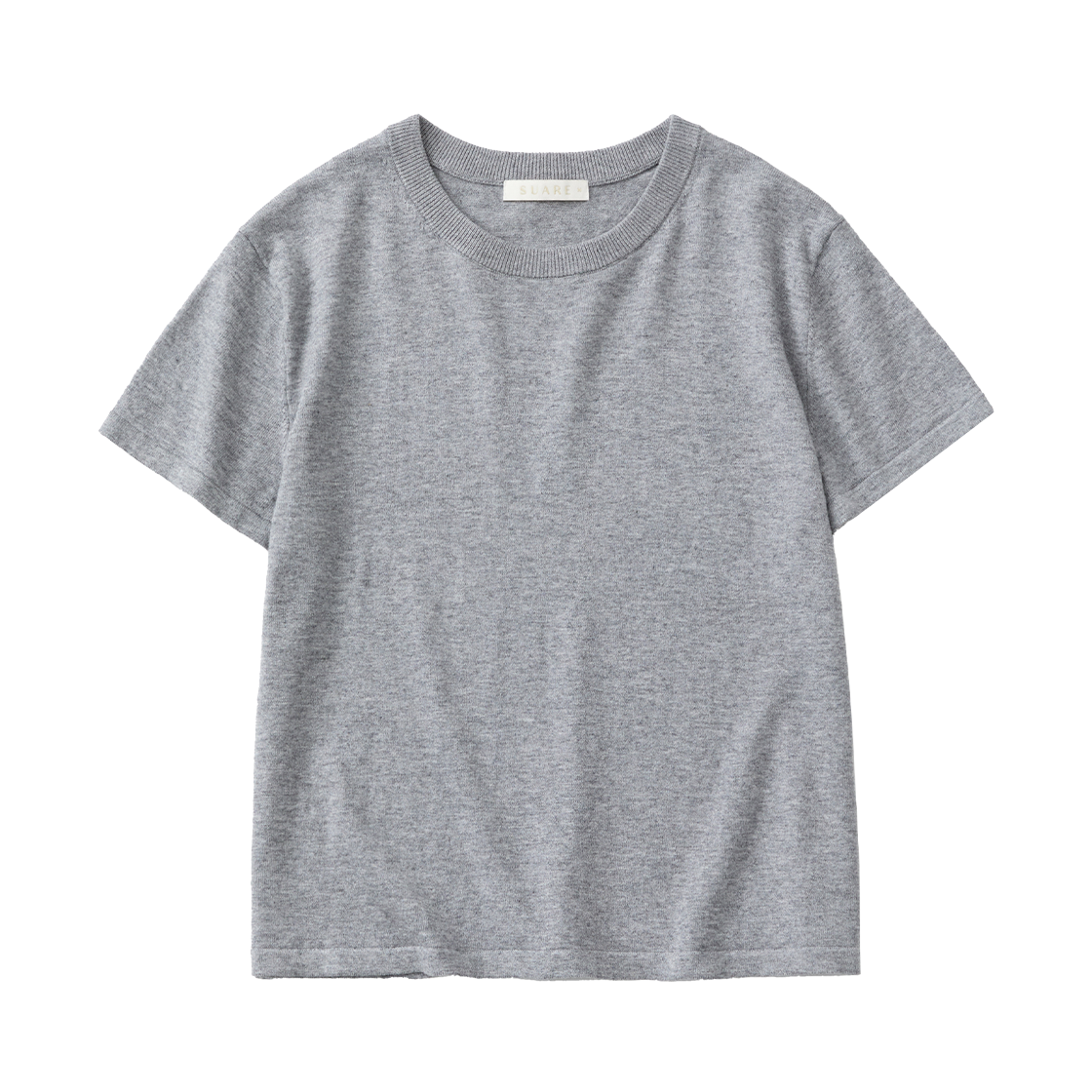 (우먼)코튼 썸머 울 하프 니트 멜란지((W) Suare Women Cotton Summer Wool Half Knit Melange)