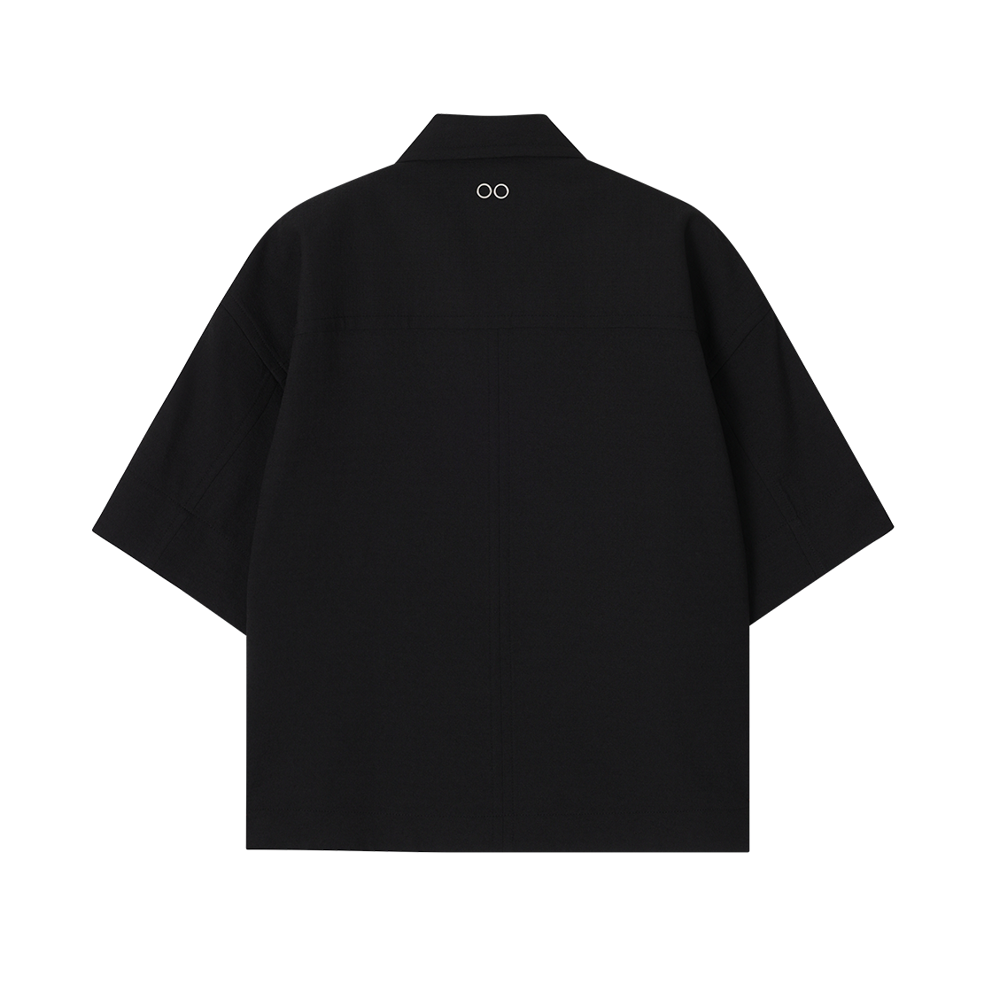 송지오 옴므 시그니처 크롭 하프 점퍼 블랙(SONGZIO HOMME Signature Crop Half Jumper Black) - 2