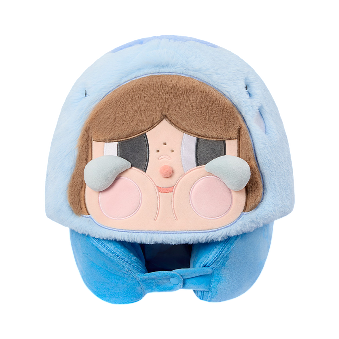 팝마트 크라이베이비 눈물 바다 시리즈 2-in-1 목베개 해파리(Pop Mart Crybaby Cry Me An Ocean Series 2-in-1 Neck Pillow The Jellyfish)