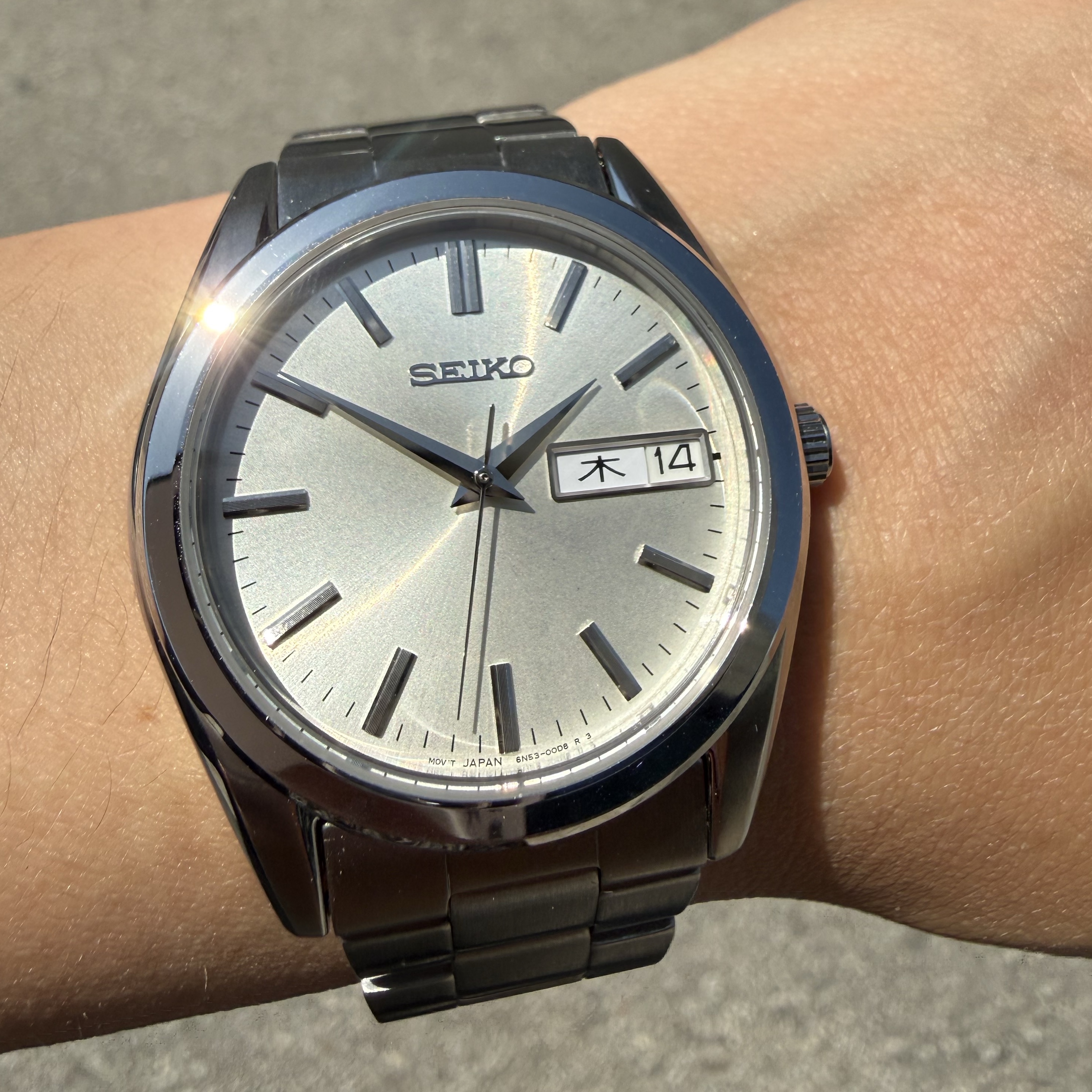 Seiko SBTH007 Silver 착용 스타일