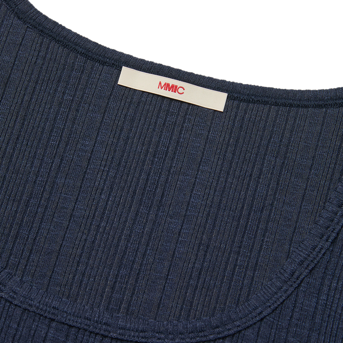 엠엠아이씨 스퀘어 컷 탱크 네이비(MMIC Square Cut Tank Navy) - 2