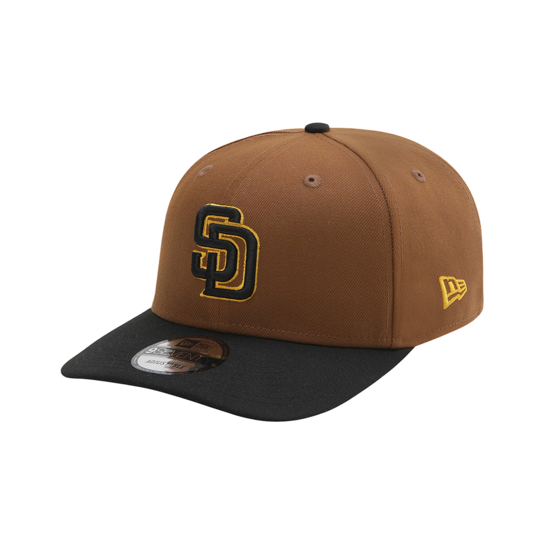 15131642 New Era MLB San Diego Padres Snapback Peanut Black