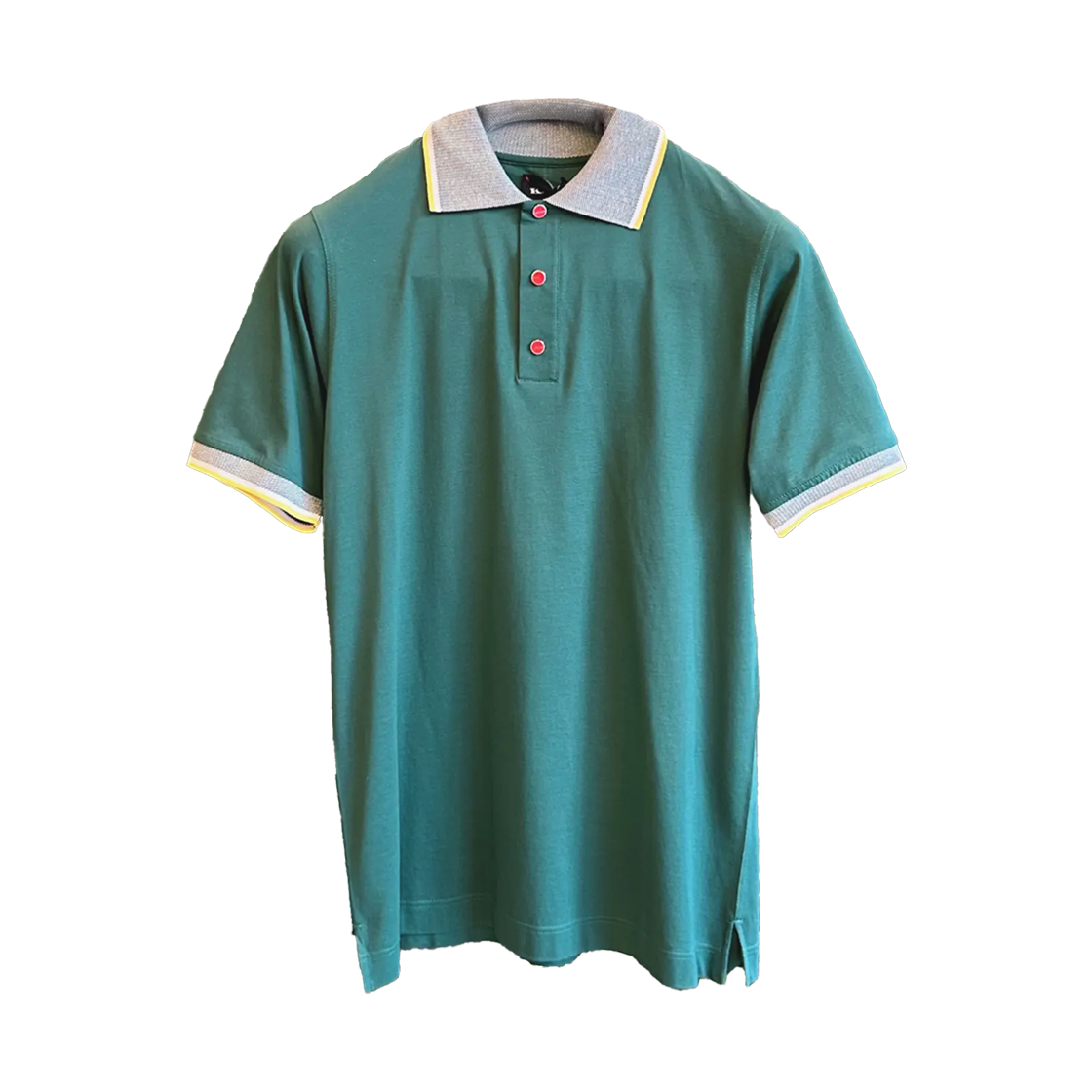 키톤 스티치 숏슬리브 폴로 셔츠 그린(Kiton Stitch Short Sleeve Polo Shirt Green)
