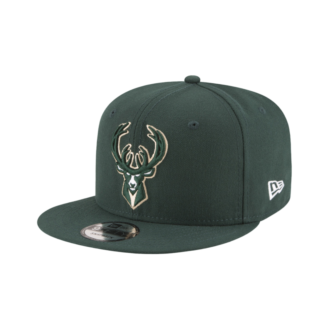 70556881 New Era NBA Milwaukee Bucks Basic Snapback Green