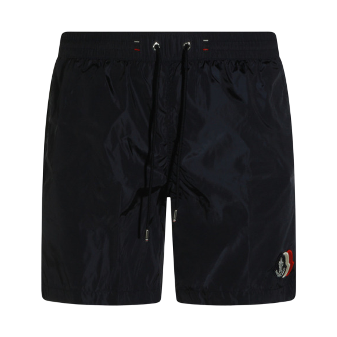 몽클레르 로고 패치 스윔 쇼츠 네이비 블루 - 26SS(Moncler Logo Patch Swim Shorts Navy Blue - 26SS) - 1