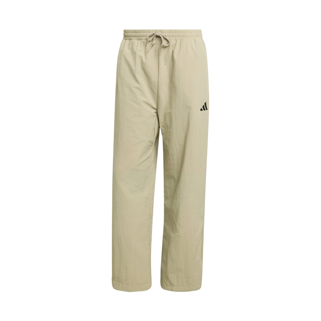 KB6074 Adidas Essentials Small Logo Woven Open Hem Pants Wonder Cargo Black - KR Sizing