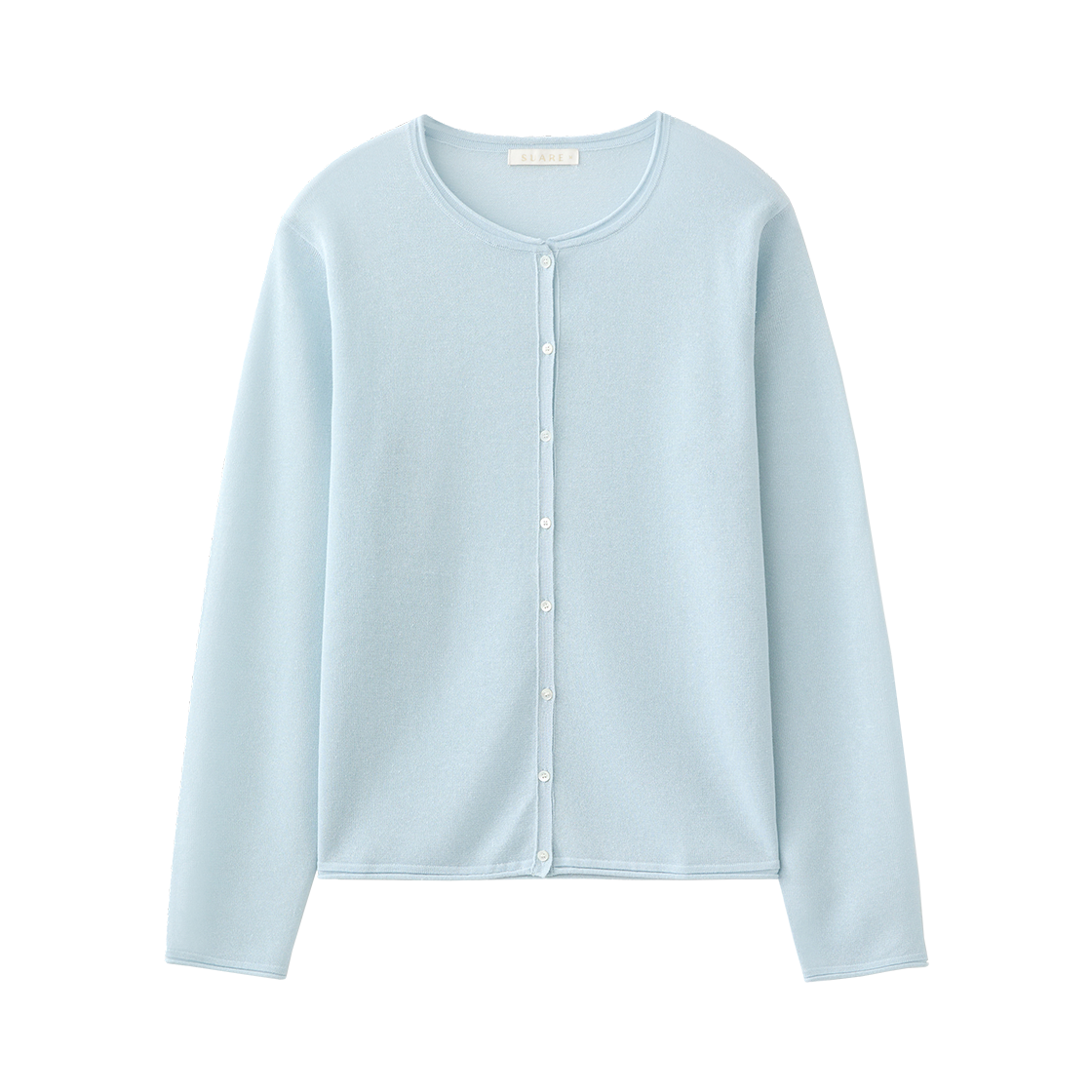 (우먼)라이트 시어 린넨 가디건 애쉬 블루((W) Suare Women Light Sheer Linen Cardigan Ash Blue)