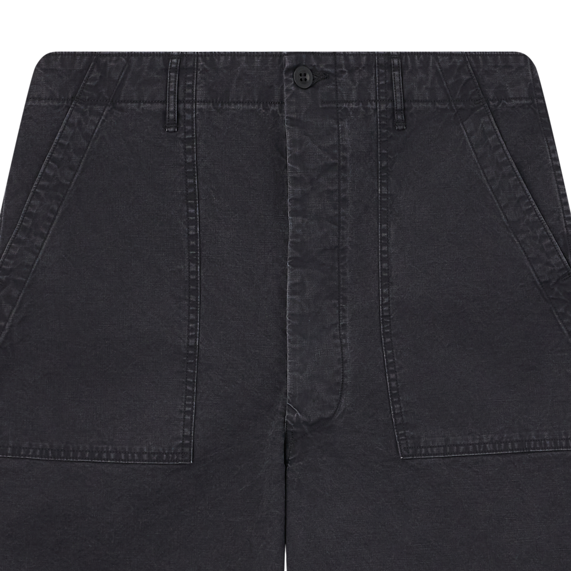 오어슬로우 썸머 퍼티그 쇼츠 블랙 - 26SS(Orslow Summer Fatigue Shorts Black - 26SS) - 3