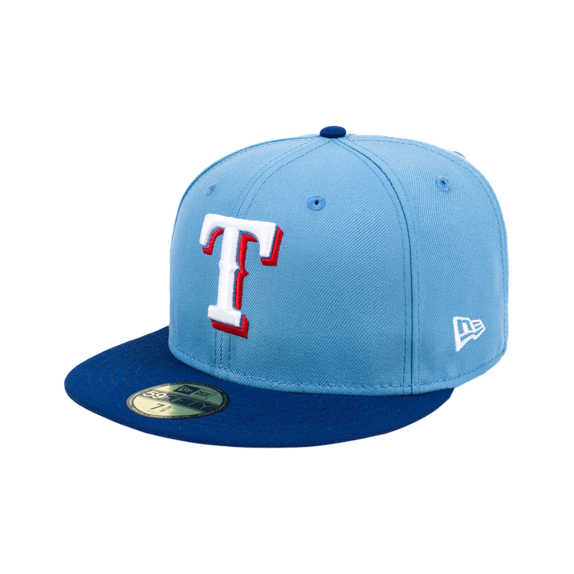 70540994 New Era MLB Authentic Texas Rangers Fitted Cap Alt 2 Sky Blue