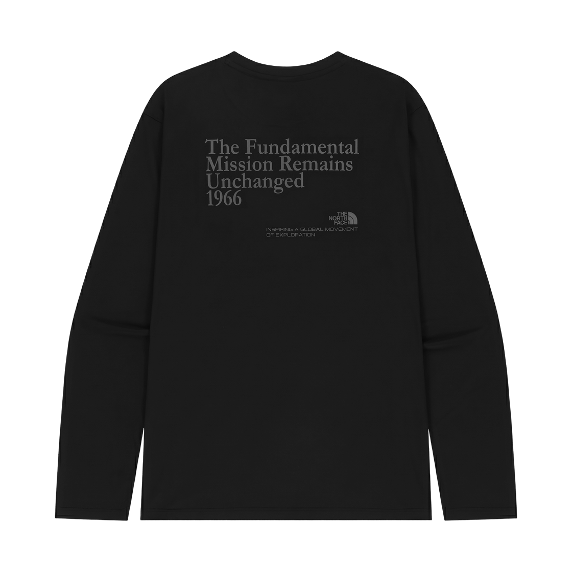 NT7TS06J The North Face White Label Mariv L/S R/T-Shirt Black - 26SS
