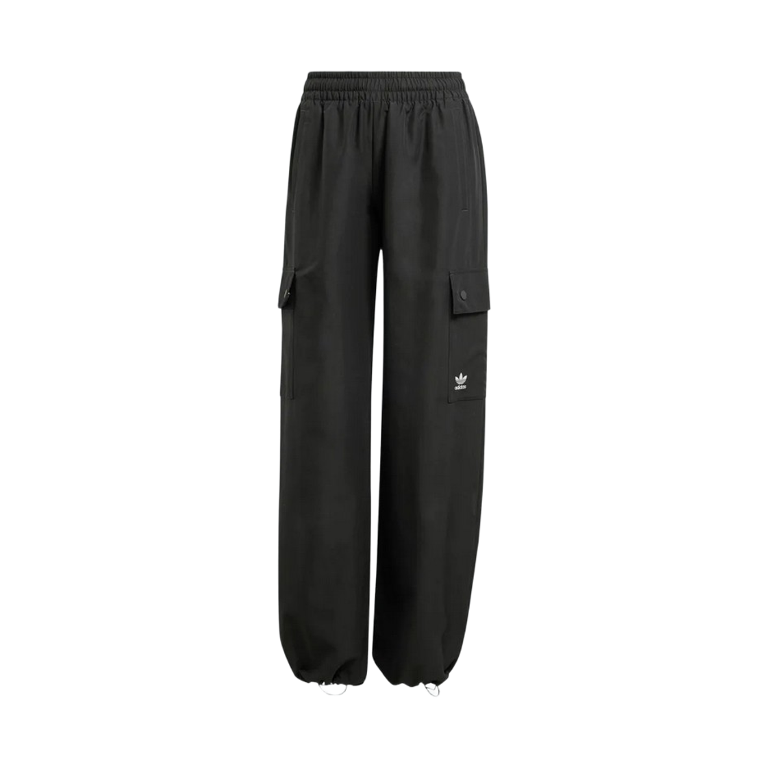 IX9974 (W) Adidas Originals Essentials Woven Cargo Pants Black - KR Sizing