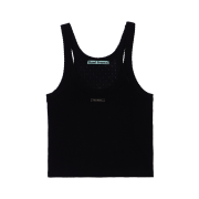 Rosefrantz Soft Punching Lace Sleeveless [Black]
