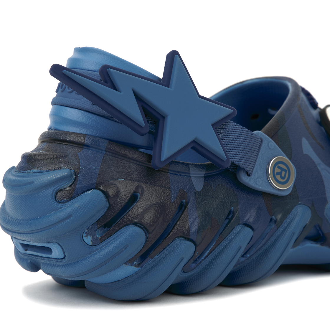 크록스 x 베이프 에코 RO 클로그 네이비(Crocs x BAPE Echo RO Clog Navy) - 8