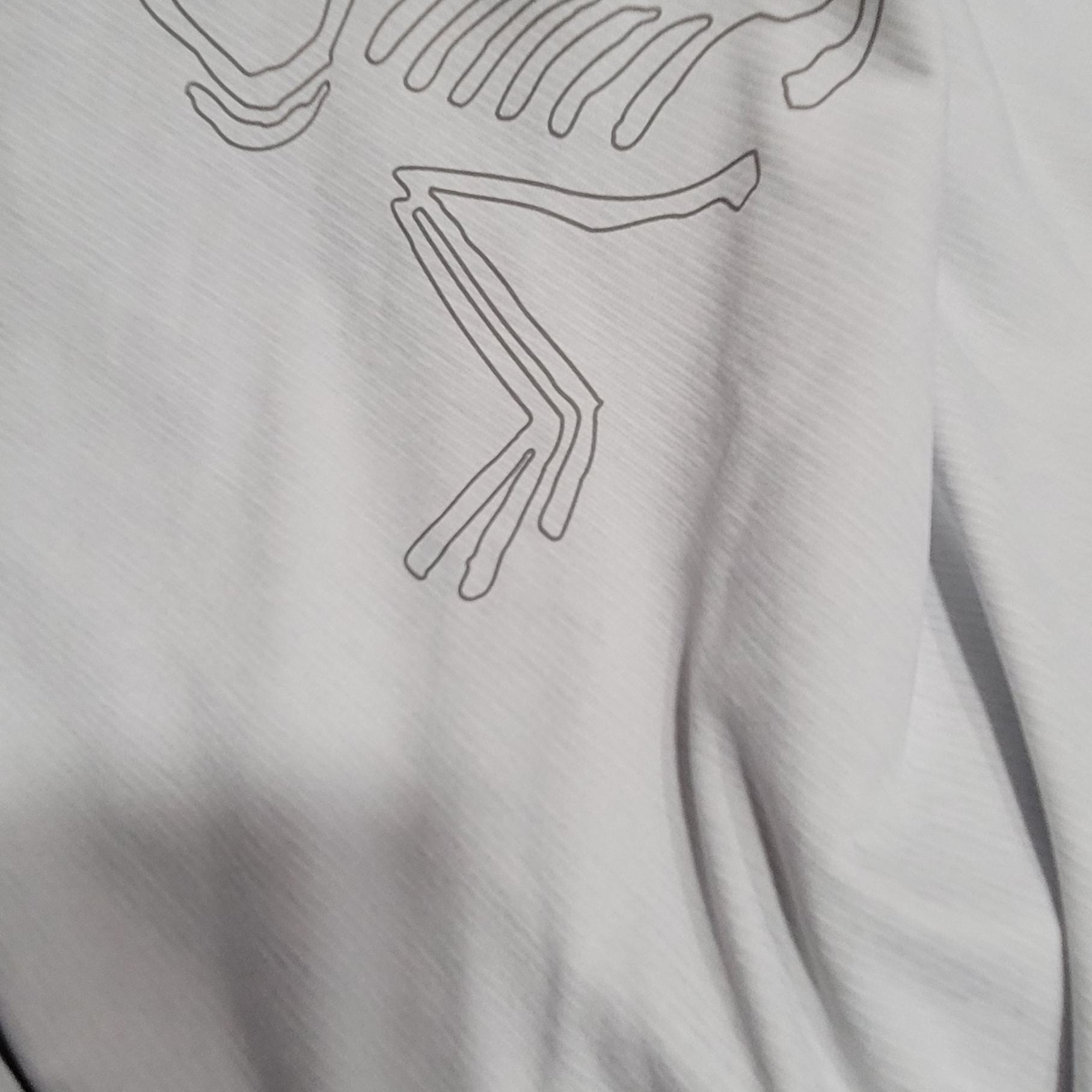 Arc'teryx Cormac Logo SS T-Shirt Atmos Heather 착용 스타일 - 1