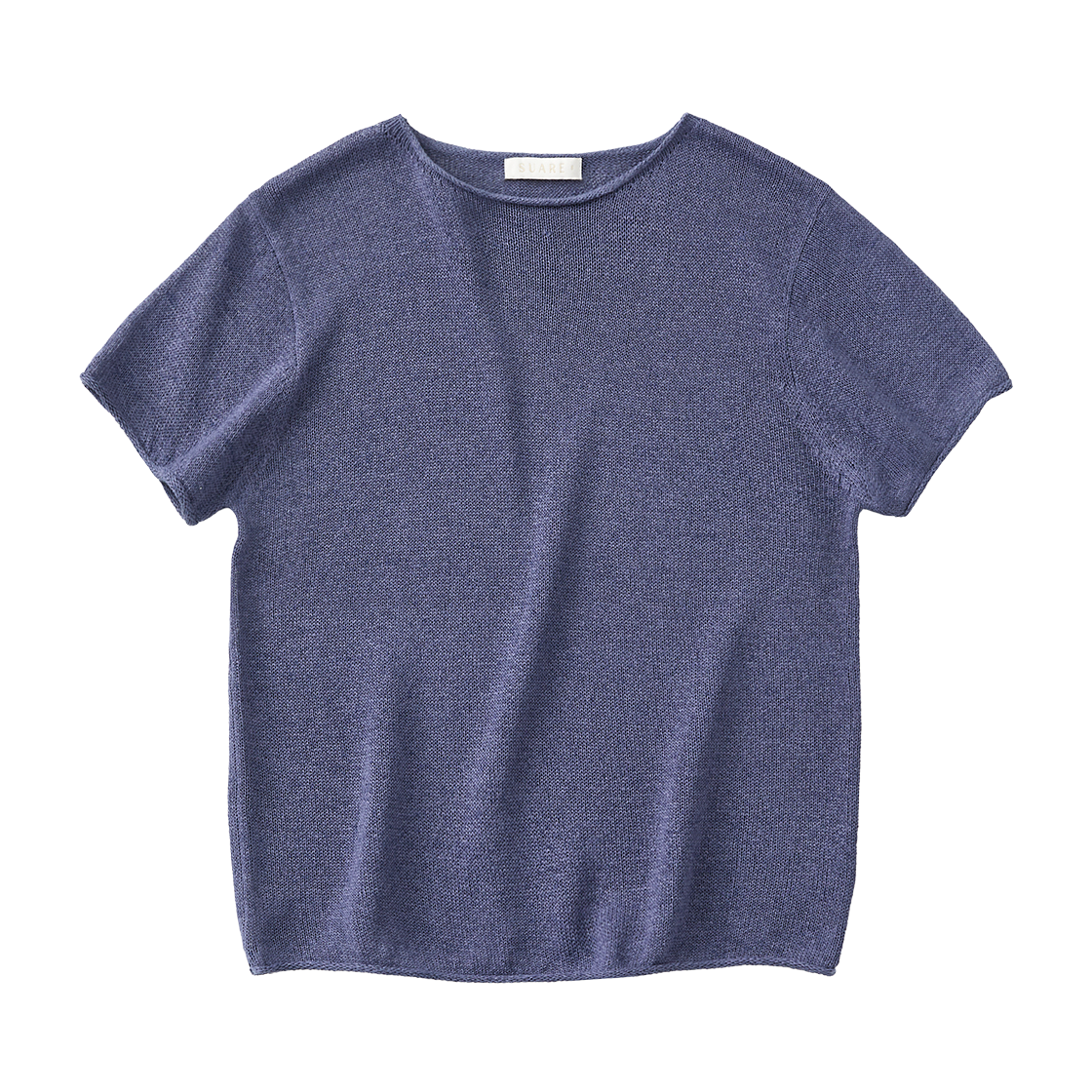 (우먼)코튼 페이퍼 하프 니트 그레이시 퍼플((W) Suare Women Cotton Paper Half Knit Grayish Purple)