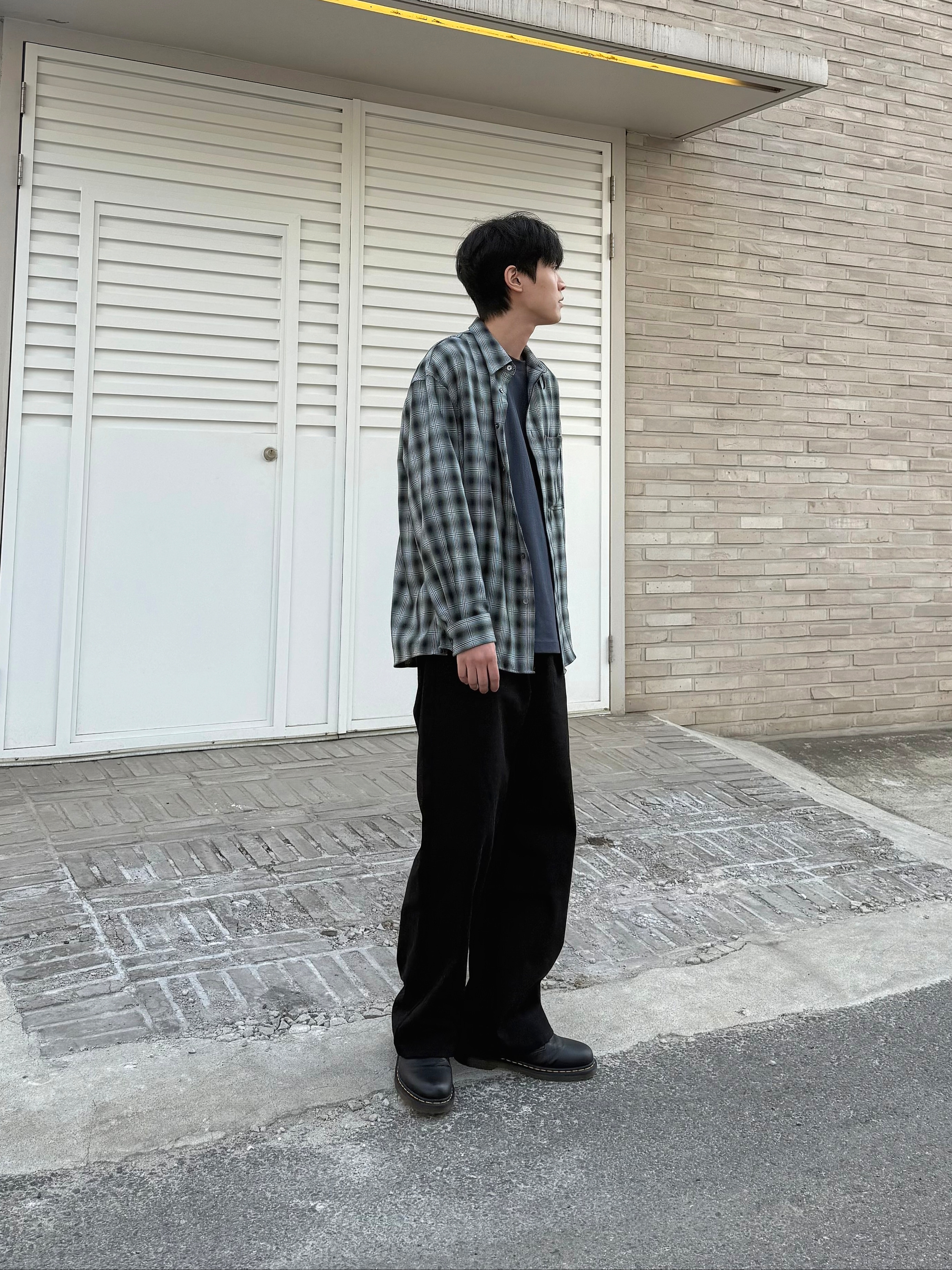 Dr. Martens 1461 Smooth Black, Dr. Martens 1461 Nappa Black 착용 스타일 - 2