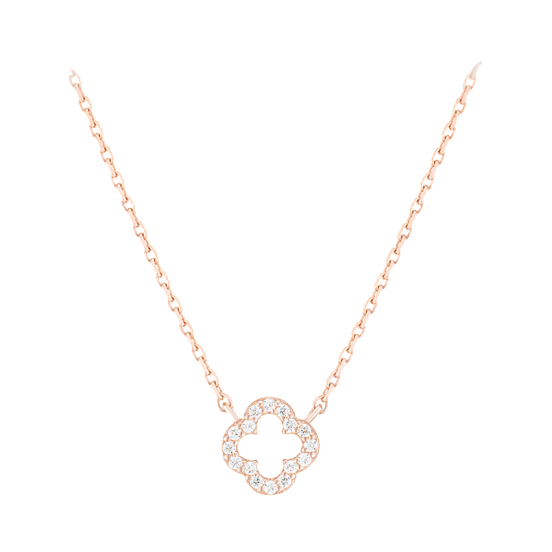 (W) 제이에스티나 라라 J 네클리스 로즈 골드((W) J.Estina Lala J Necklace Rose Gold)