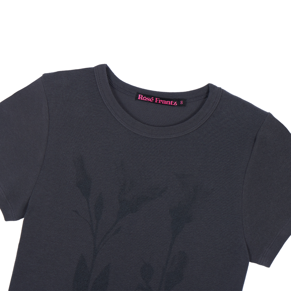 로제프란츠플로럴 스케치 그래픽 티셔츠 차콜(Rosefrantz Floral Sketch Graphic T-shirt [Charcoal]) - 2