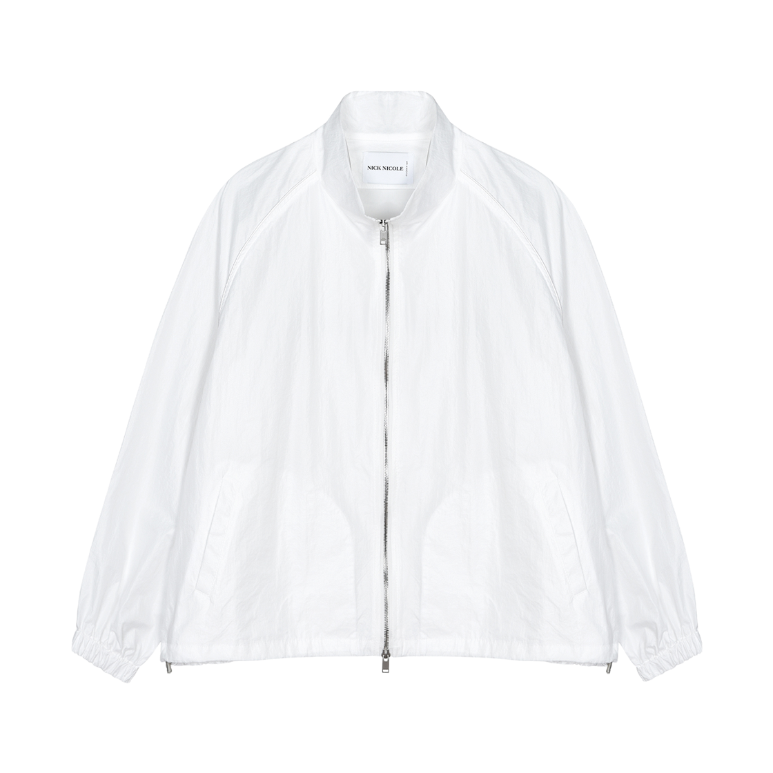 N_SS NICK&NICOLE Nick Nicole Oversized Groovy Jumper White