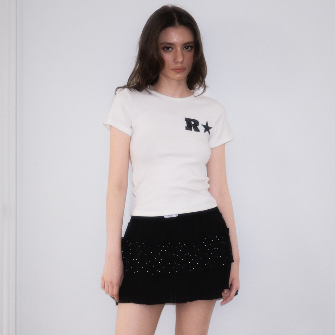 로제프란츠R 스타 로고 티셔츠 화이트(Rosefrantz R Star Logo T-shirt [White]) - 4