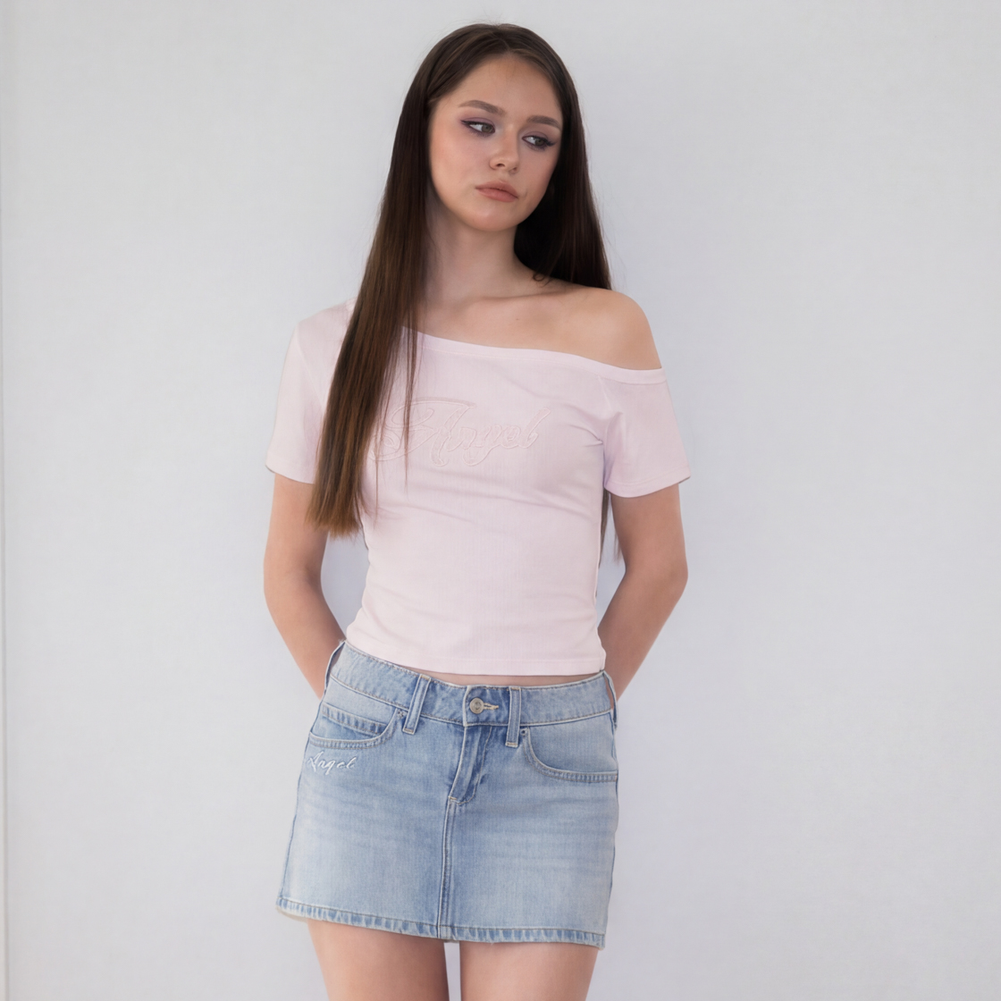 로제프란츠스위트 엔젤 패치워크 티셔츠 핑크(Rosefrantz Sweet Angel Patchwork T-shirt [Pink]) - 3