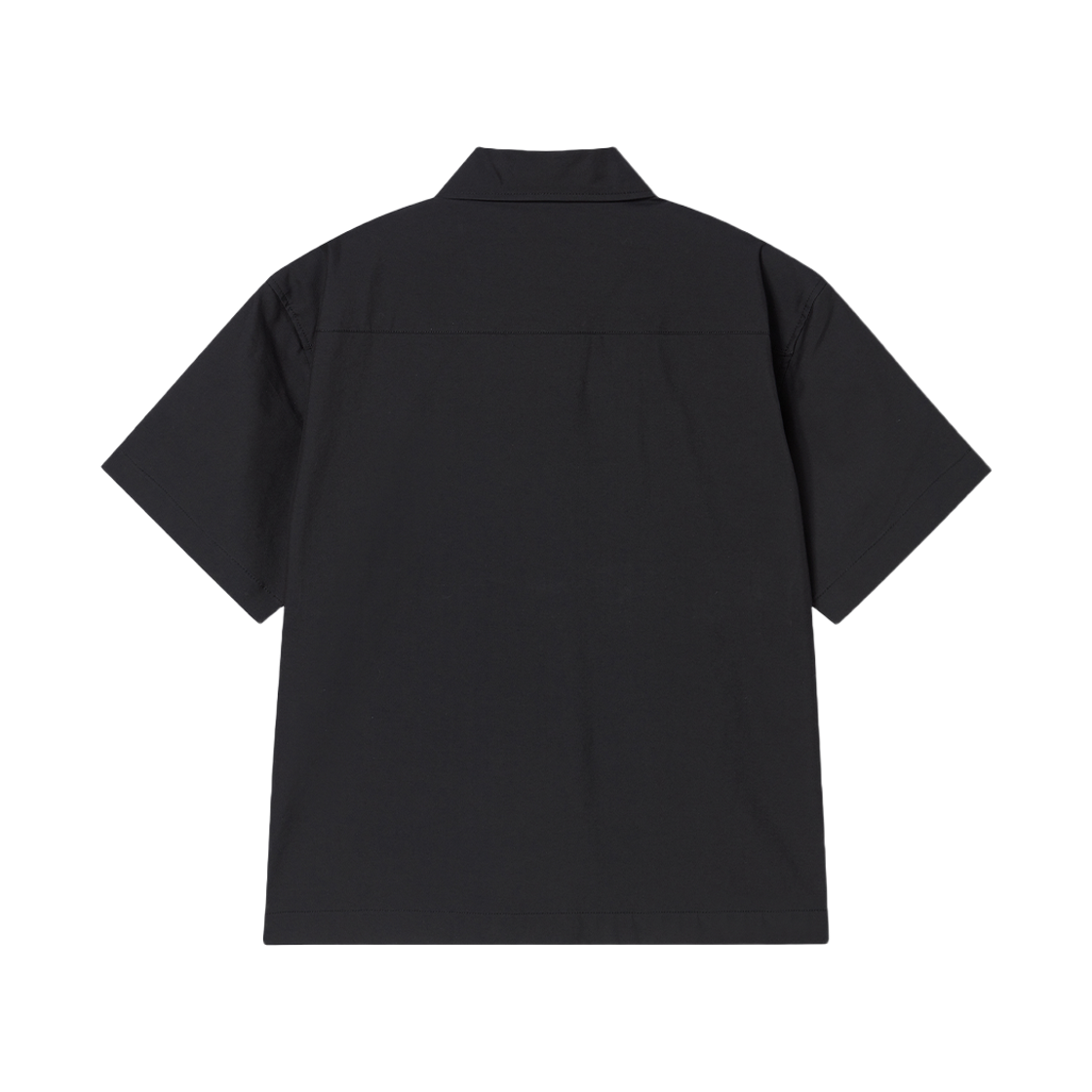엔 아카이브 럭스 가먼츠 페브릭 포켓 집업 셔츠 블랙(N ARCHIVE Lux Garments Fabric Pocket Zip-Up Shirts Black) - 2