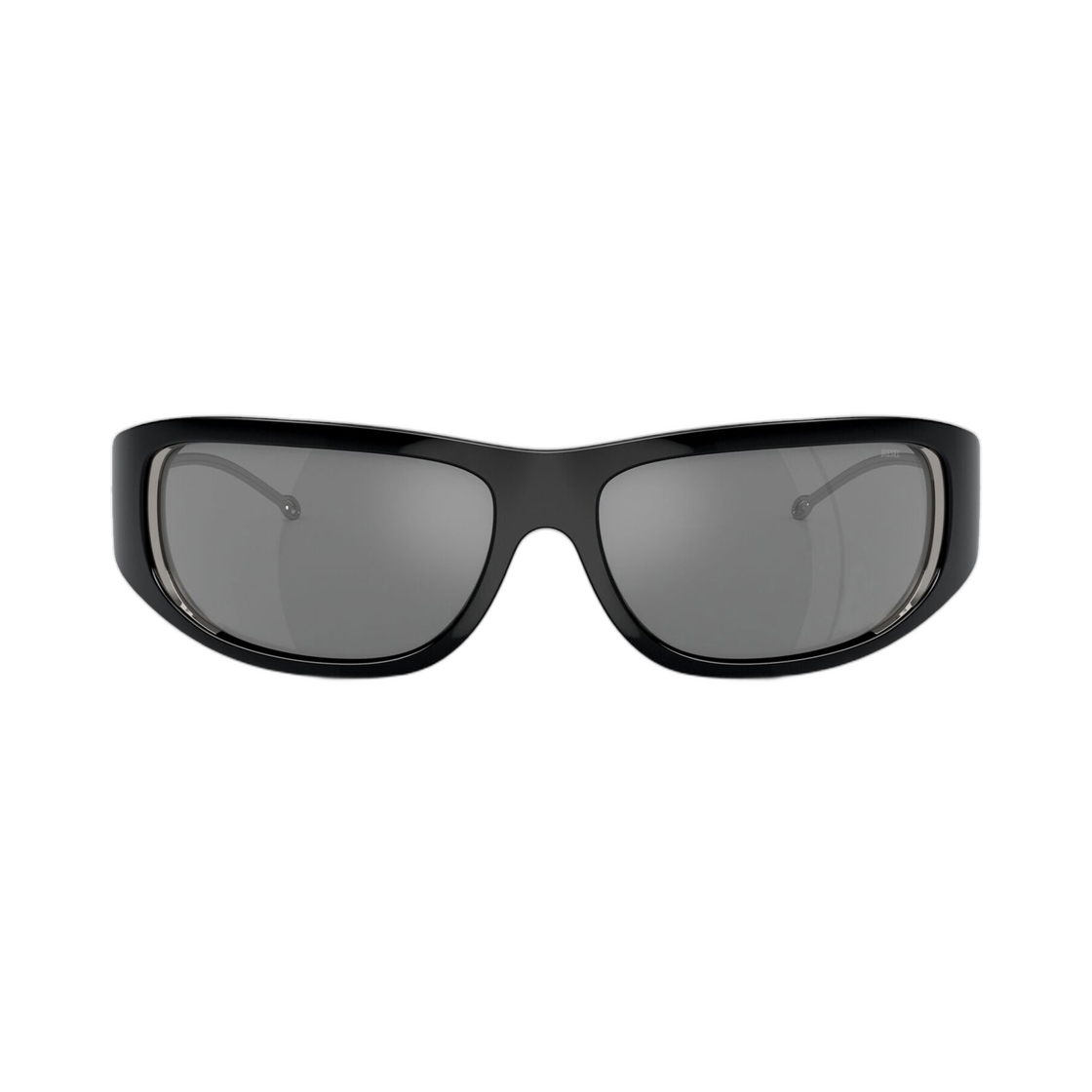 디젤 랩어라운드 스타일 선글라스 블랙 플래쉬 미러(Diesel Wraparound Style Sunglasses Black Flash Mirror) - 1