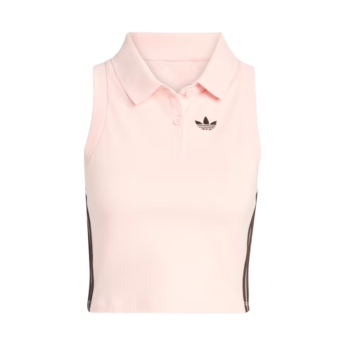 KD3703 (W) Adidas Polo Top Sandy Pink Aurora Coffee - KR Sizing