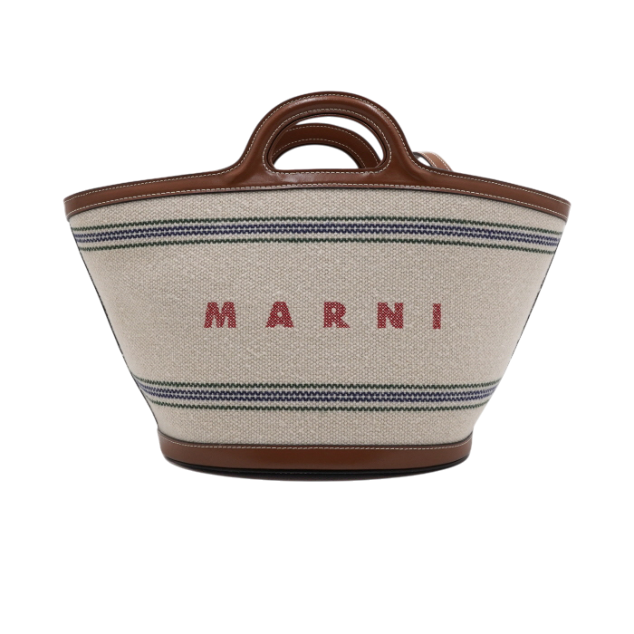 ITKJPEQEWT6D Marni Tropicalia Canvas Tote & Crossbody Bag