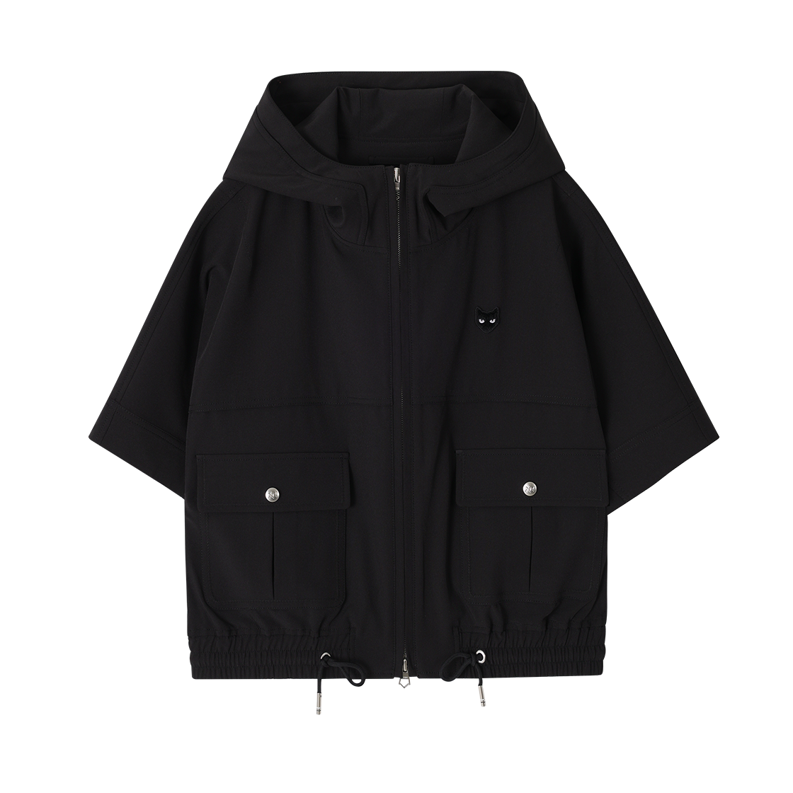 WI3JP852BK (W) SONGZIO ZZERO Panther Dolman Half Jumper Black