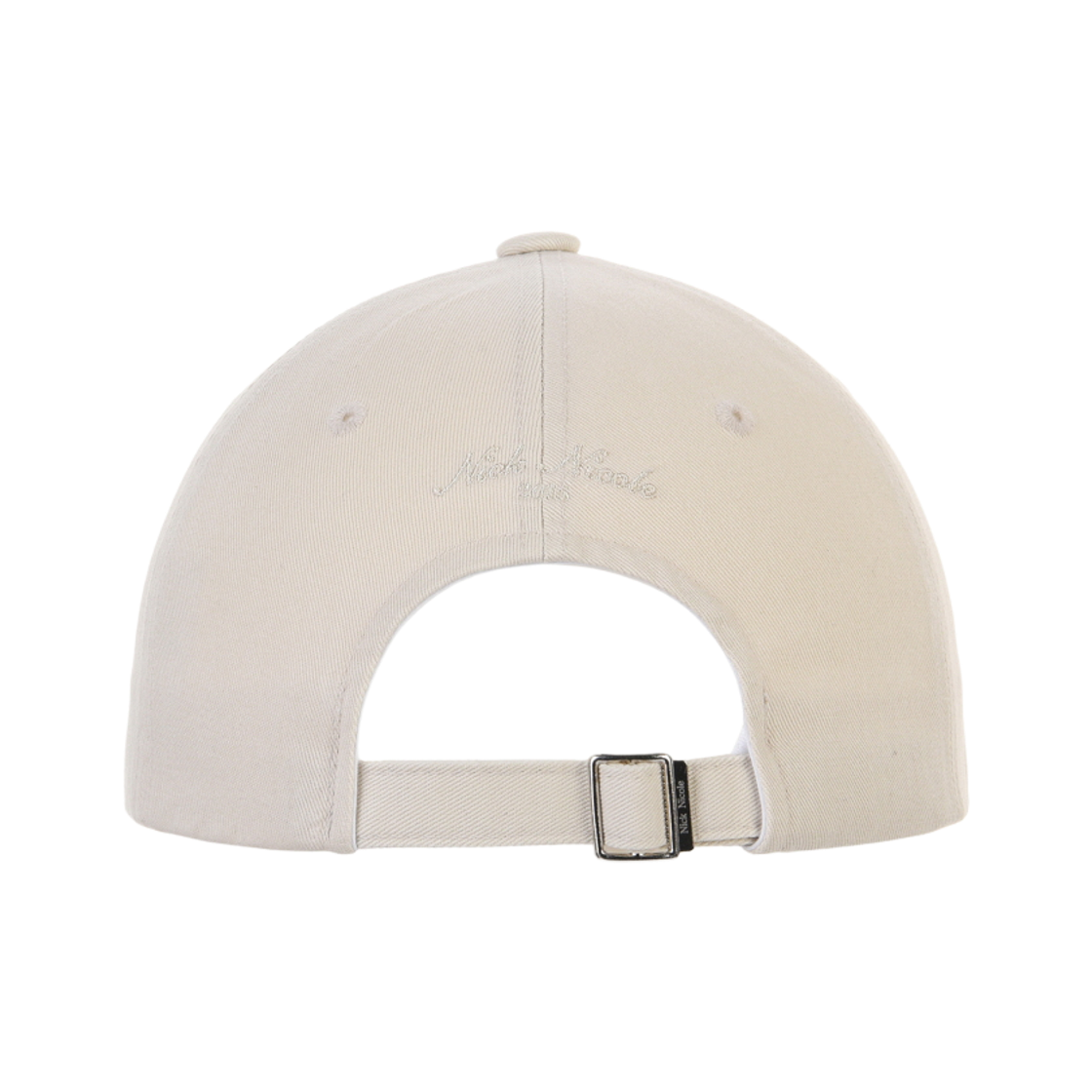 닉앤니콜 니콜 레터링 볼 캡 베이지(NICK&NICOLE Nicole Lettering Ball Cap Beige) - 2