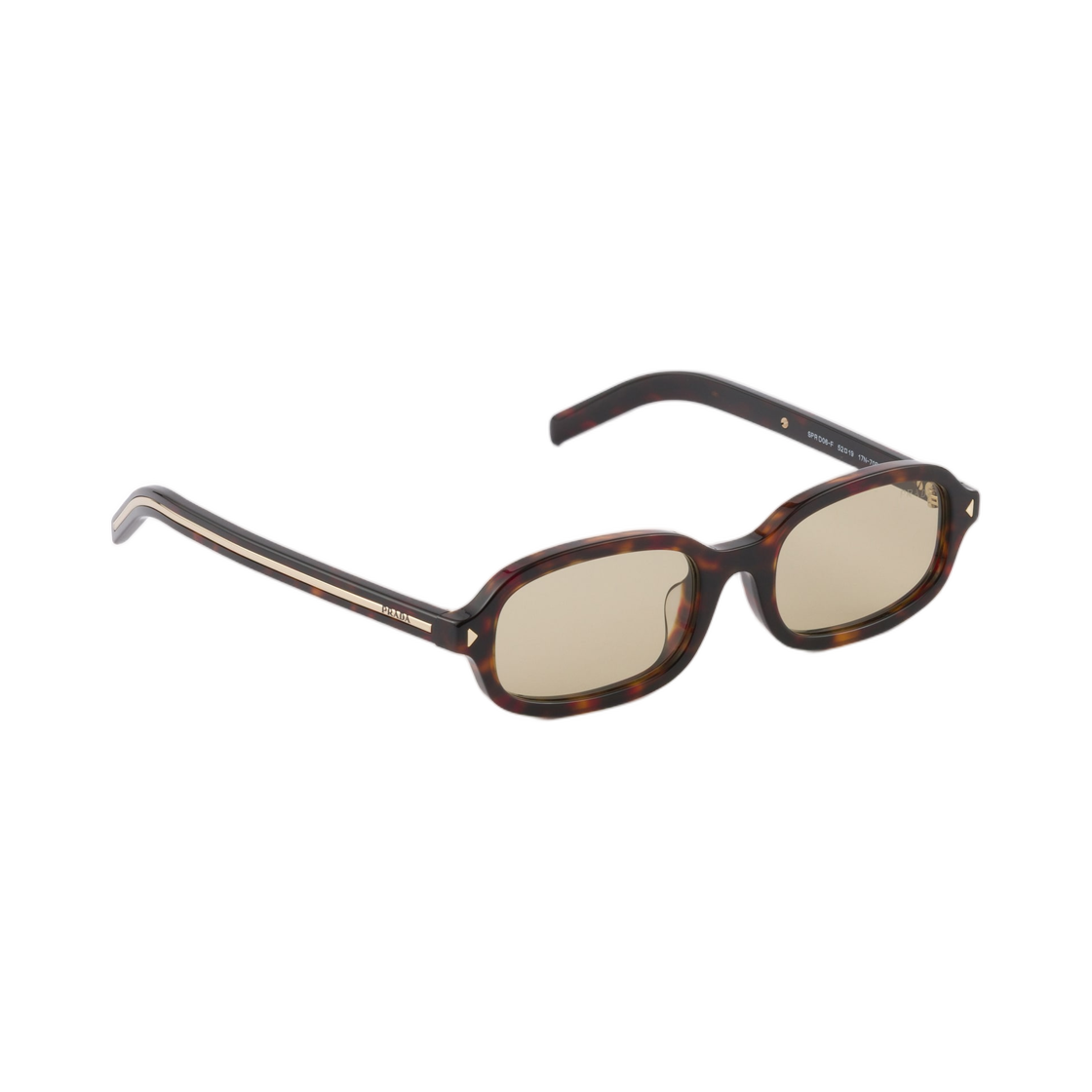 프라다 선글라스 아이코닉 메탈 플라크 캐모마일 옐로우 렌즈(Prada Sunglasses with The Iconic Metal Plaque Chamomile Yellow Lenses) - 2