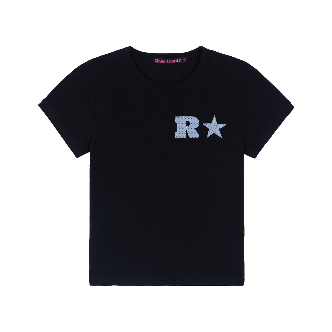 RS26UTS109BLK Rosefrantz R Star Logo T-shirt [Black]