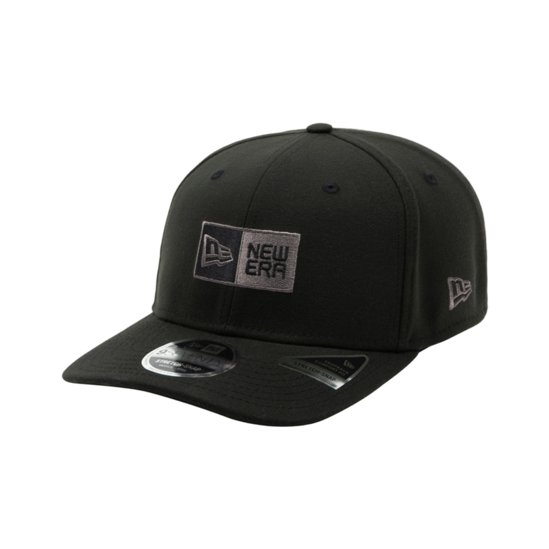 14737365 New Era Stretch Series Box Logo Stretch Snapback Black