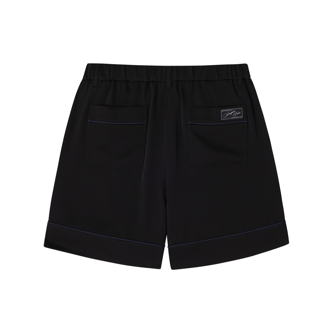 송지오 옴므 플로럴 실크 쇼츠 블랙(SONGZIO HOMME Floral Silk Short Black) - 2